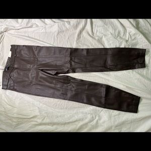 Zara faux leather legging